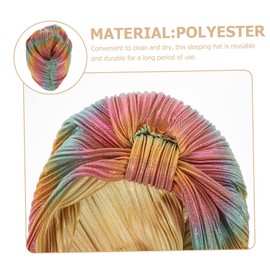 OATIPHO Colorful Women Wrap Turban Scarf Comfortable Hair Cover for Sleeping Prevents Hair Damage and Keeps Pillowcase Clean