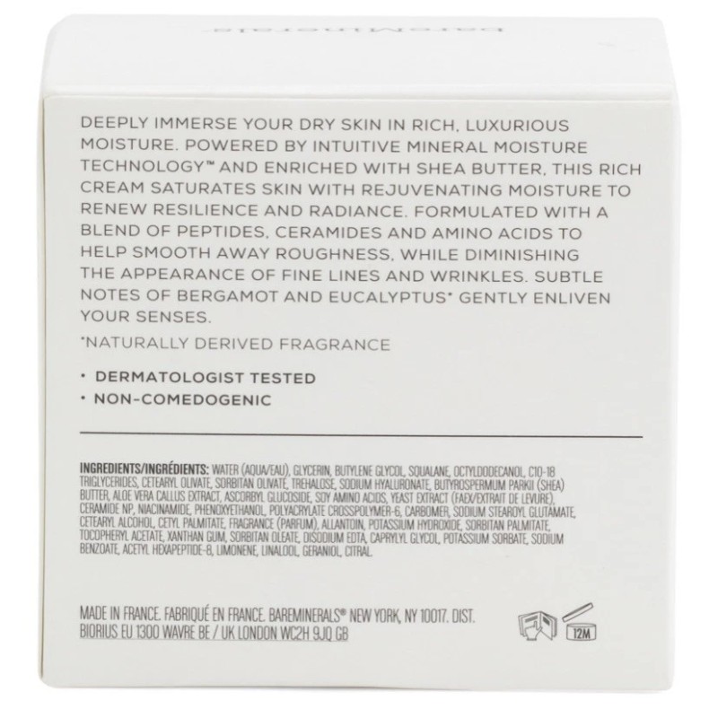BareMinerals Butter Drench Restorative Rich Face Cream Full Size 1.7oz
