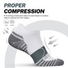 PAPLUS Compression Running Socks Women (6 Pairs), Ankle Athletic Socks