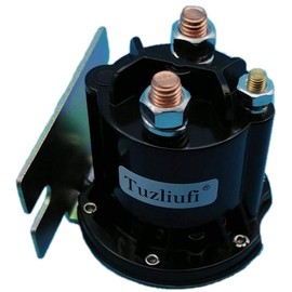 Tuzliufi Starter Solenoid Relay Switch Compatible with 634-1251-012 634-1251-212 FSS0064 2 SA4014-122 12V DC Contactor Copper Contact Plastic Case Max 150A-200A 3 Terminals New Z430