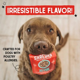 Stella & Chewy's Stella's Shredrs Grass Fed Beef & Wild Caught Salmon Recipe in Broth, 2.8 oz Pouches (Pack of 12)