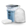 Plasticplace 65 Gallon Trash Bags │ 2.7 Mil │ Clear