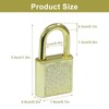 Litoexpe 10 Pcs Mini Cute Diary Padlock Tiny Small Luggage