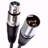 kenable XLR 3 pin Microphone Lead Male to Female Audio