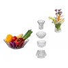 SK Canasta Plegable Frutero Huevera Cesta Multiformas Acero