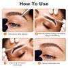 Guduling 100 Pairs Disposable Eyebrow Tape,Eyebrow Stencil Stickers Disposable,Adhesive Eyebrows