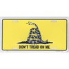 Hangtime Don't Tread on Me Metal License Plate