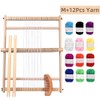 Wooden Weaving Loom Kit, S/M/L with Optional Yarn Bundle