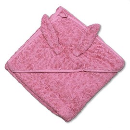 pippi Baby Organic Hooded Towel Swimwear Cover Up, berry