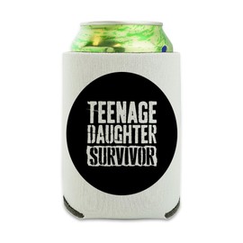 Graphics & More Teenage Daughter Survivor Can Cooler - Drink Sleeve Hugger Collapsible Insulator - Beverage Insulated Holder