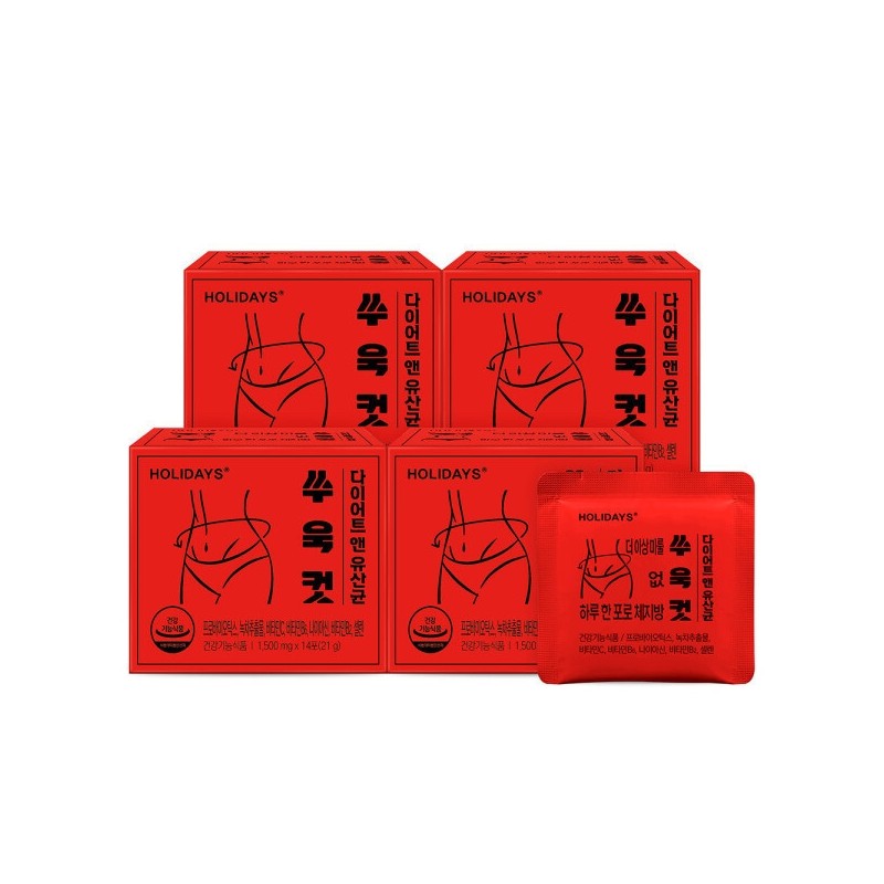 4 boxes of Ssukcut Diet & Probiotics for 8 weeks