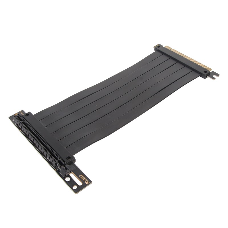 PCIE 3.0 X16 Riser Cable High Speed Flexible 90 Degree