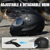 TRIANGLE Dual Sport Motorcycle Helmet Dirt Bike Helmets ATV Full