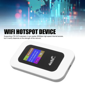 Dpofirs Unlocked Portable WiFi Hotspot, 300Mbps High Speed 4G LTE 5G Mobile Router with SIM Slot, WiFi High Speed Internet Hotspot Device for Travel Camping, Supports 10 Devices