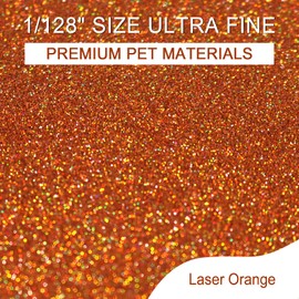 Ceya Holographic Ultra Fine Glitter, 3.5 oz/100 g, Laser Light Copper Glitter 0.2 mm for Slime, Epoxy Resin Craft Cups, Jewellery, Nail Art, Festival, Make-Up, Painters
