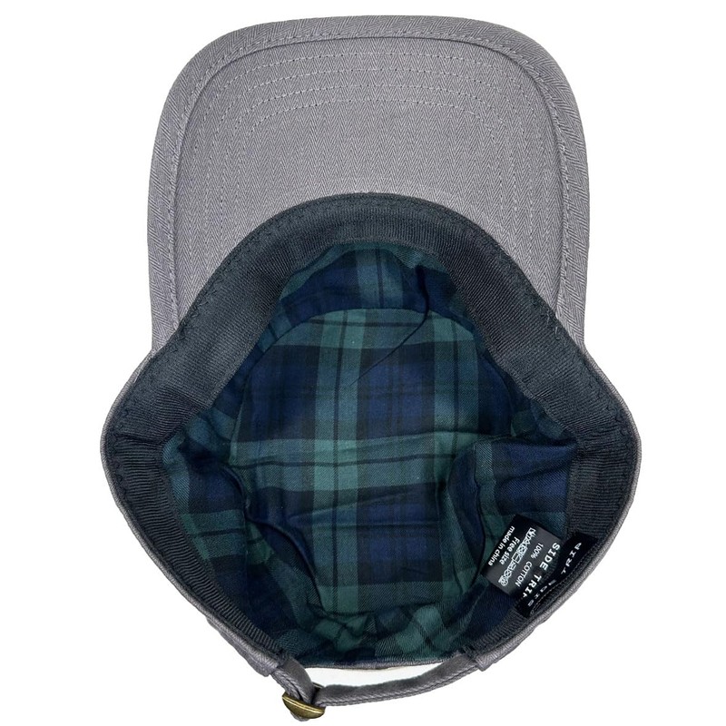 SIDE TRIP Original Work Cap, Large Size, Plain, Cotton, Deep,