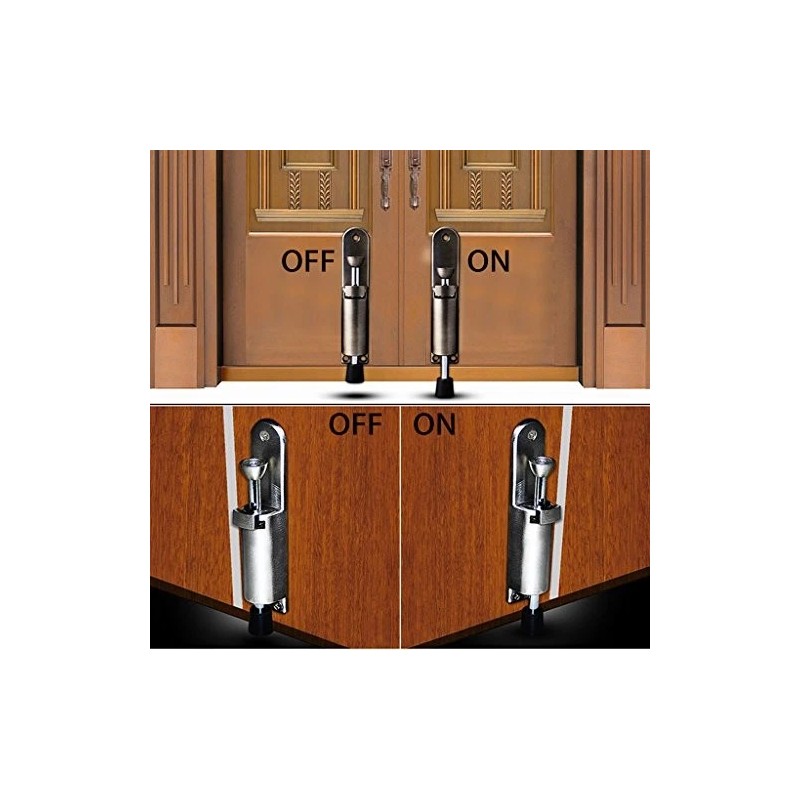 Sumnacon Kickdown Door Stop - Stainless Steel Easy Step Door