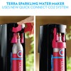 SodaStream Terra Sparkling Water Maker (Misty Blue) with CO2 and
