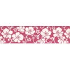 CONCORD WALLCOVERINGS ™ Wallpaper Border Pink Hibiscus Floral 6" x