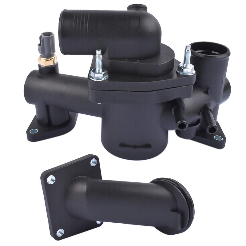 AJ89485 Thermostat Housing Assembly Compatible for 2003 2004 2005 Jaguar