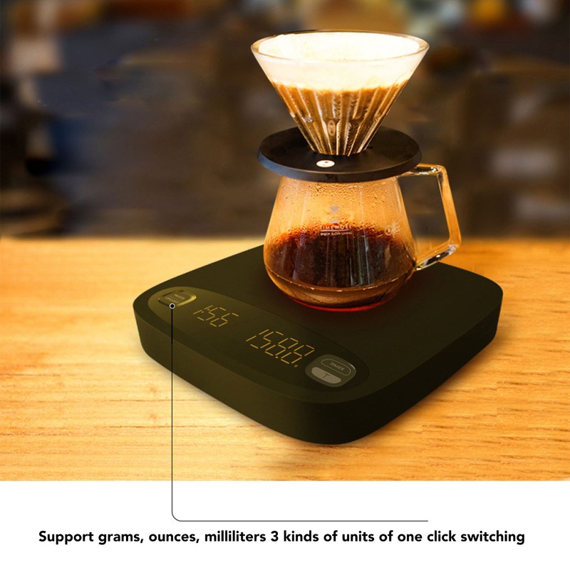 Coffee Scale Highly Accurate Touch Invisible Screen Maximum Weighing Capacity
