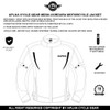 ALPHA CYCLE GEAR HI VIS MESH MOTORCYCLE JACKET FOR MENS