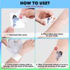 Qpout Pirate Temporary Tattoos for Kids, 12 Sheets, Waterproof, Easy