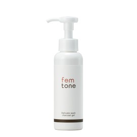 fem tone Delicate Zone Soap, Delicate Wash Charcoal Gel, Unscented, Non-Foaming Gel Type, Odor Care, Sensitive Skin, 4.2 fl oz (120 ml)