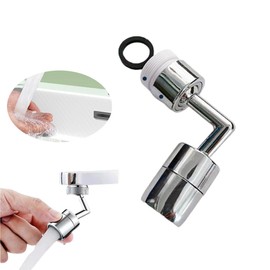 Universal Sputter Filter Faucet 720° Rotating Swing Kitchen Faucet Converter with Swing Washer Kitchen Water Saving Faucet Filter Foam Stopper Water Saving Kitchen Bathroom