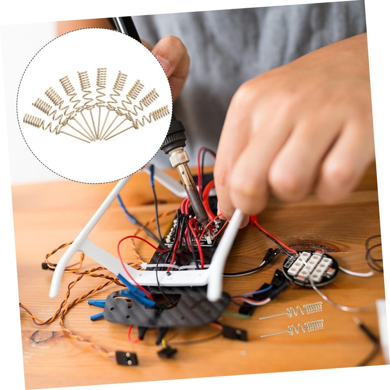 ULTECHNOVO 10pcs Spring Coil Antenna Thickened Phosphor Copper for Data