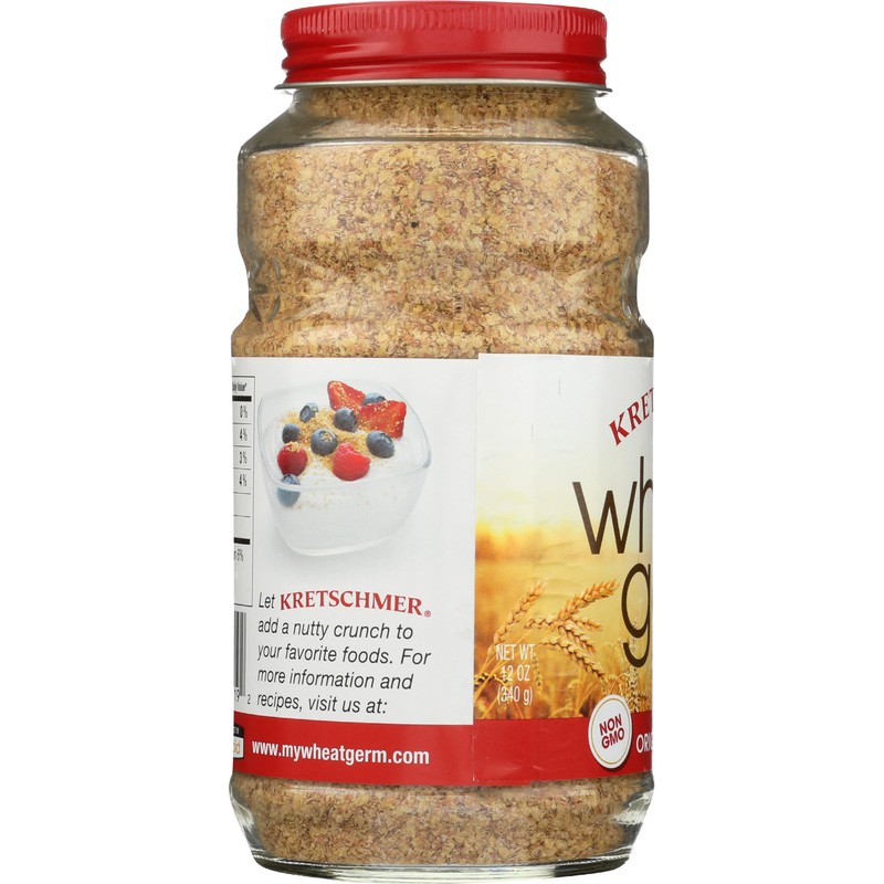 Kretschmer Original Toasted Wheat Germ, 4g Plant Protein Per Serving,