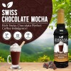 Syruvia Swiss Chocolate Mocha Syrup 25.4 fl oz, Perfect for