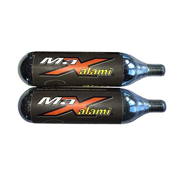 MaXalami Blast CO2 Cartridge 25g Threaded Pack of 2