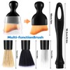 Tenbrachian 6pcs Car Cleaning Brushes, Car Detailing Brush Set, Car