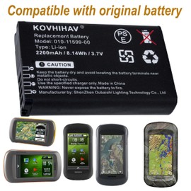 Upgrade Alpha 200i GPS Battery Compatible with Montana 600 Montana 650 Montana 680 Alpha 300i 010-11654-11