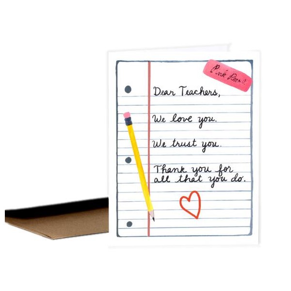 Little Truths Studio Dear Teachers Card