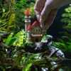 Nobby Aqua Ornaments Castle with Plants, 15.5 x 8 x