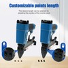 P515 Pneumatic Flexible Point Driver with 1000 Flexible Point Nails,