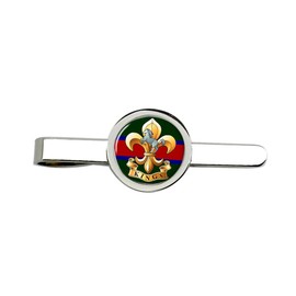 Giftshop UK Silver Metal Ornate Tie Clip - Men's Adults, British culture enthusiasts