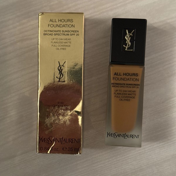 YVES SAINT LAURENT ALL HOURS FOUNDATION SPF 20 B80 Chocolate
