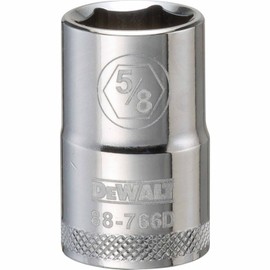 DEWALT DWMT88766OSP 6 Point 1/2'' Drive Socket 5/8'' SAE