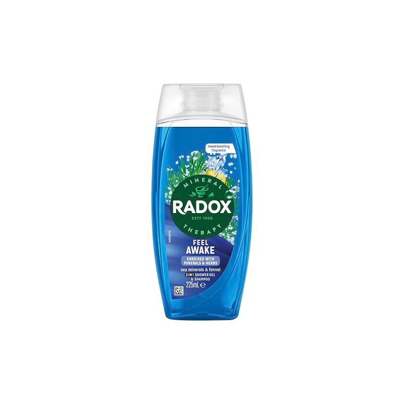 Radox Mineral Therapy Feel Awake 2-in-1 Shower Gel & Shampoo