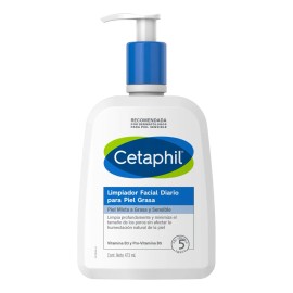 Limpiador Facial Diario Cetaphil Para Piel Grasa 473 Ml