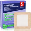 VitaFoam Silicone Foam Dressing 4" x 4" with Border, High