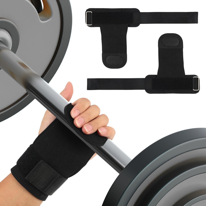 Wrist Straps for Weightlifting, Workout Wrist Wraps with Dual-Layer Oxford