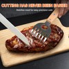 Stainless Steel Meat Shredder Claws with Long Wooden Handles for