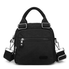 Monica Muse Crossbody Purses for Women Medium Pocketbooks Lightweight Ladies Satchel Bag Multi Pocket Shoulder Handbag