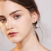 Shuxin Sterling Silver Drop Earrings for Women, Hypoallergenic Dangly Earrings