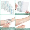 100 Pcs Transparent Stretch Adhesive Bandages - Waterproof Protective Wrap