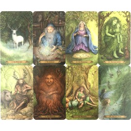 Tarot Cards, 78 Cards, Forest of Enchantment Tarot, Japanese Instruction Manual Included (English Language Not Guaranteed)